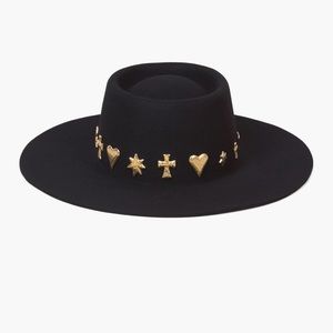 Lack Of Color Celestial Boater Hat